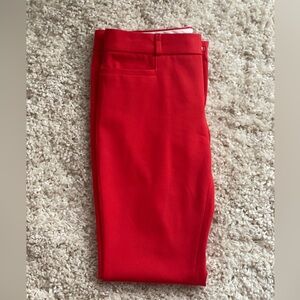 Banana Republic Sloan Pants Sz 2S Red
